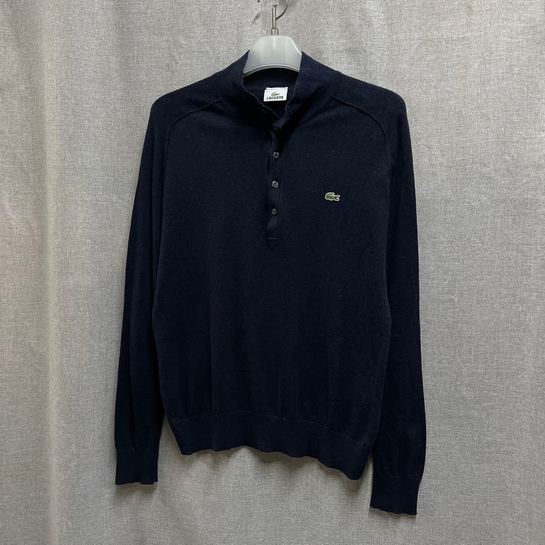 [105] 라코스테 코튼 캐시미어 하프 버튼 니트 상품이미지3
