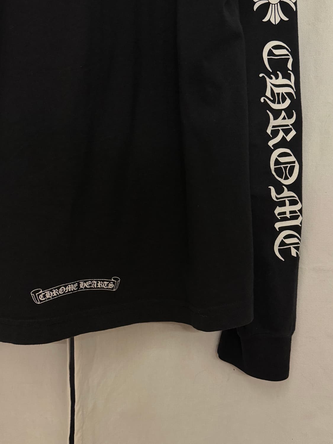 크롬하츠 크로스 레터링 롱슬리브 티셔츠 상품이미지7