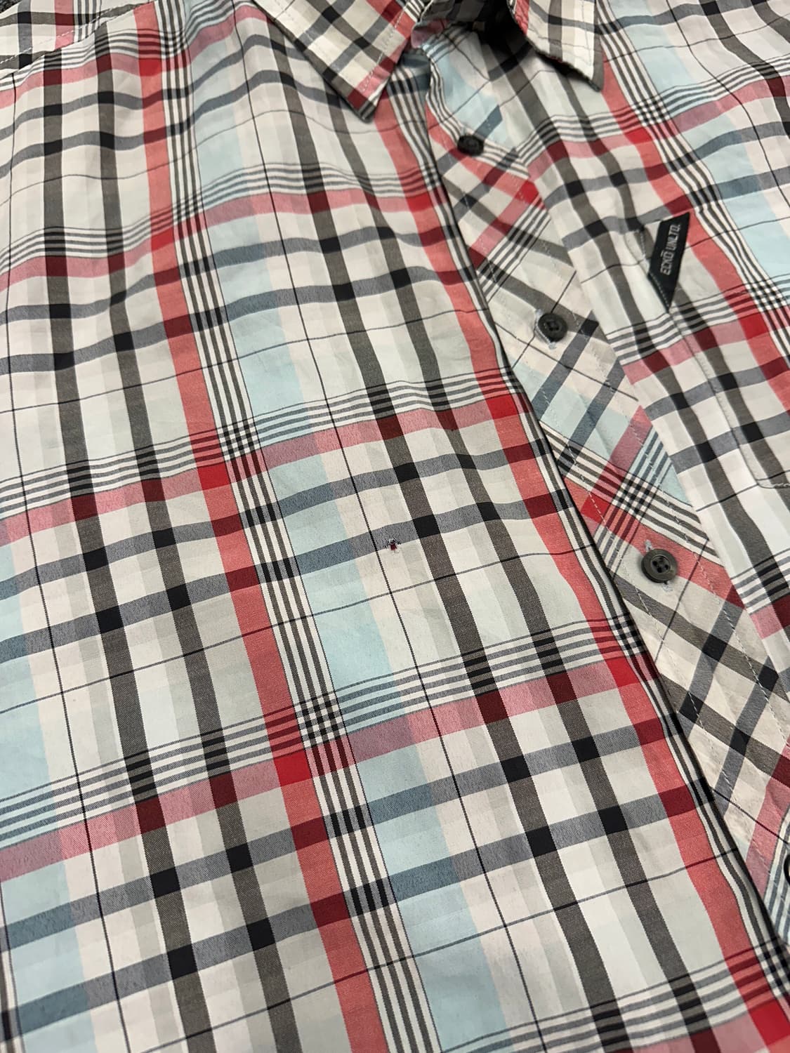 3XL) ECKO UNLTD 에코 언리미티드 빈티지 체크 반팔셔츠 상품이미지6
