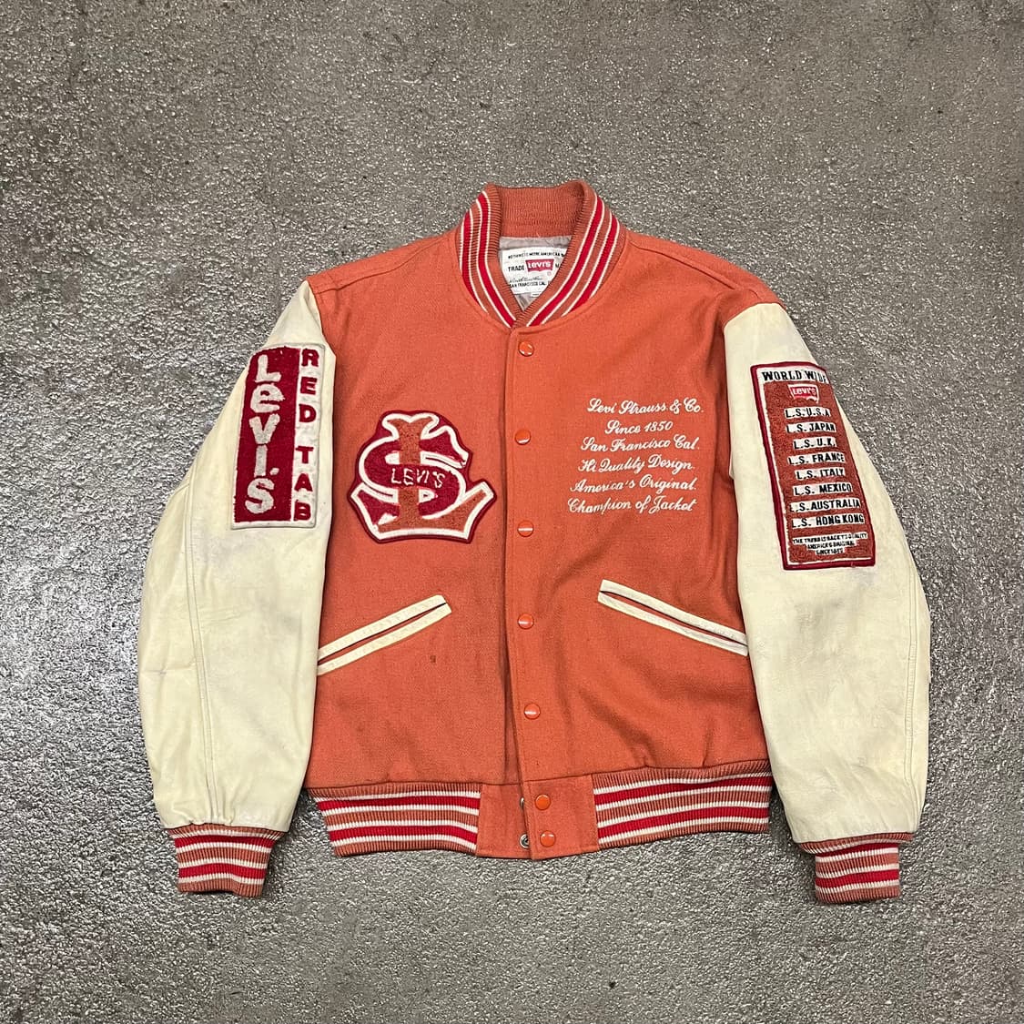 90s 리바이스 울 바시티 자켓 (100) 상품이미지2