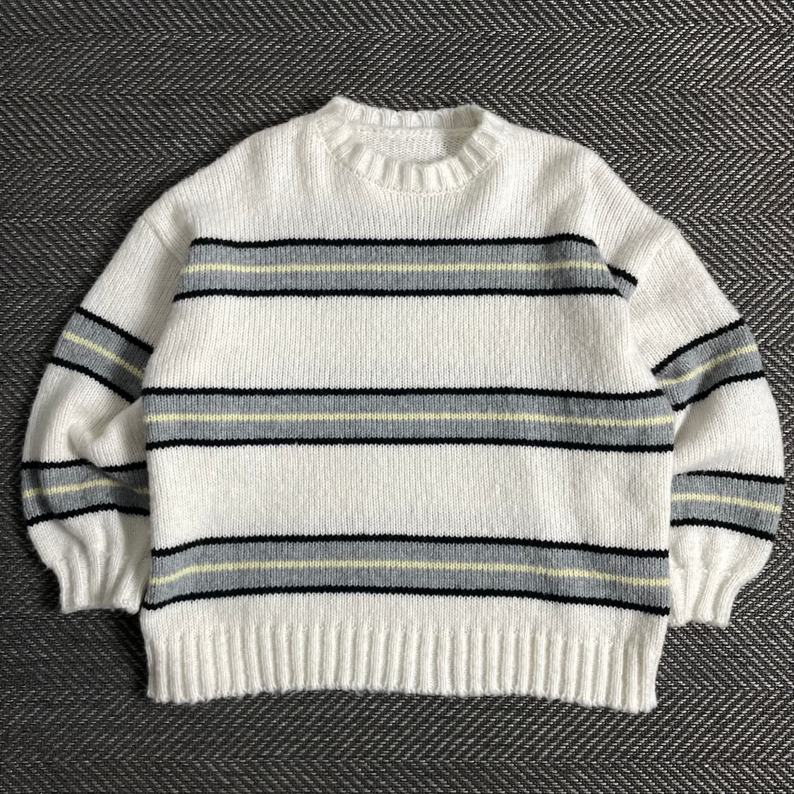 빈티지 단가라 디테일 박시핏 스웨터o 3391 상품이미지2