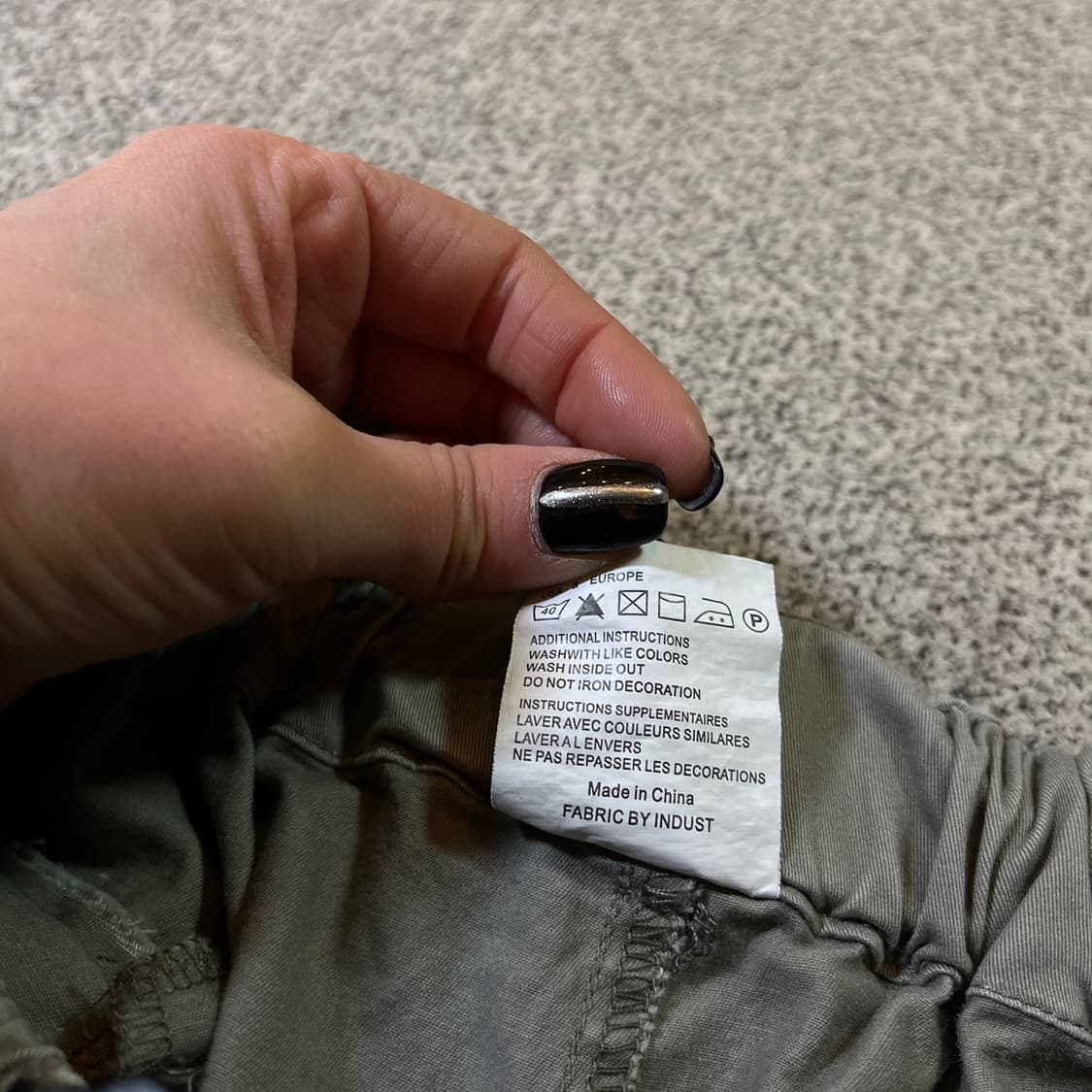 인더스트 핀턱 와이드 카고 팬츠 상품이미지5