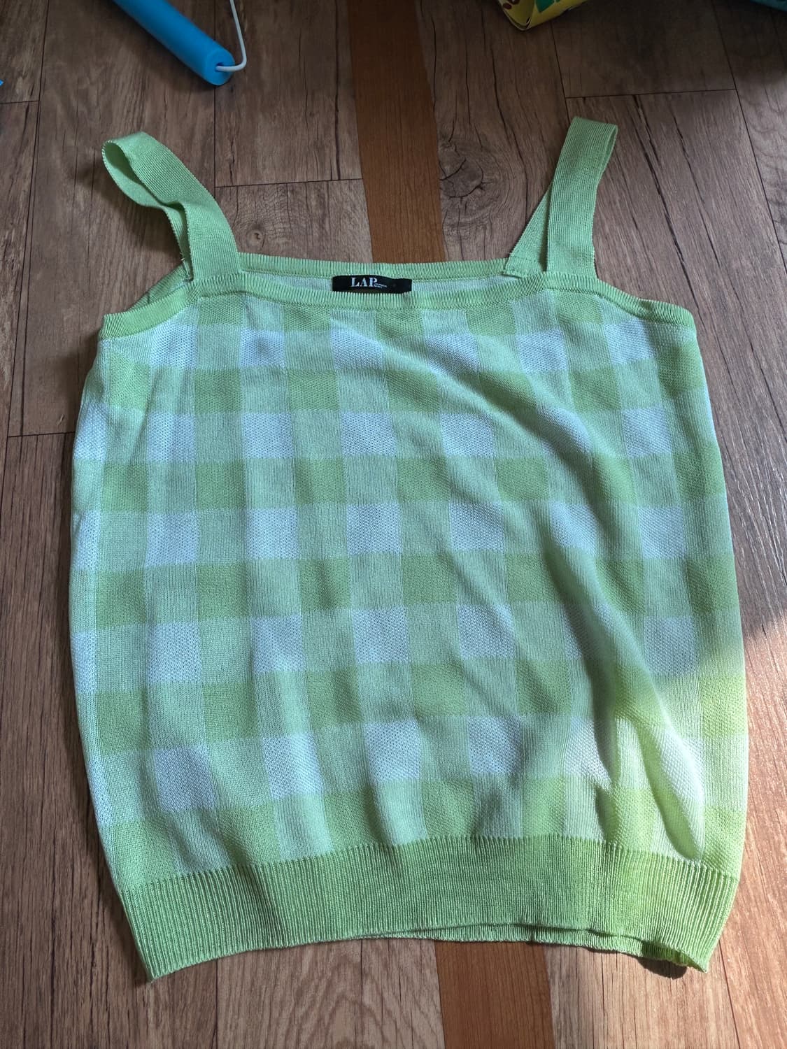 체크 니트 나시 판매 (LAP) 상품이미지2