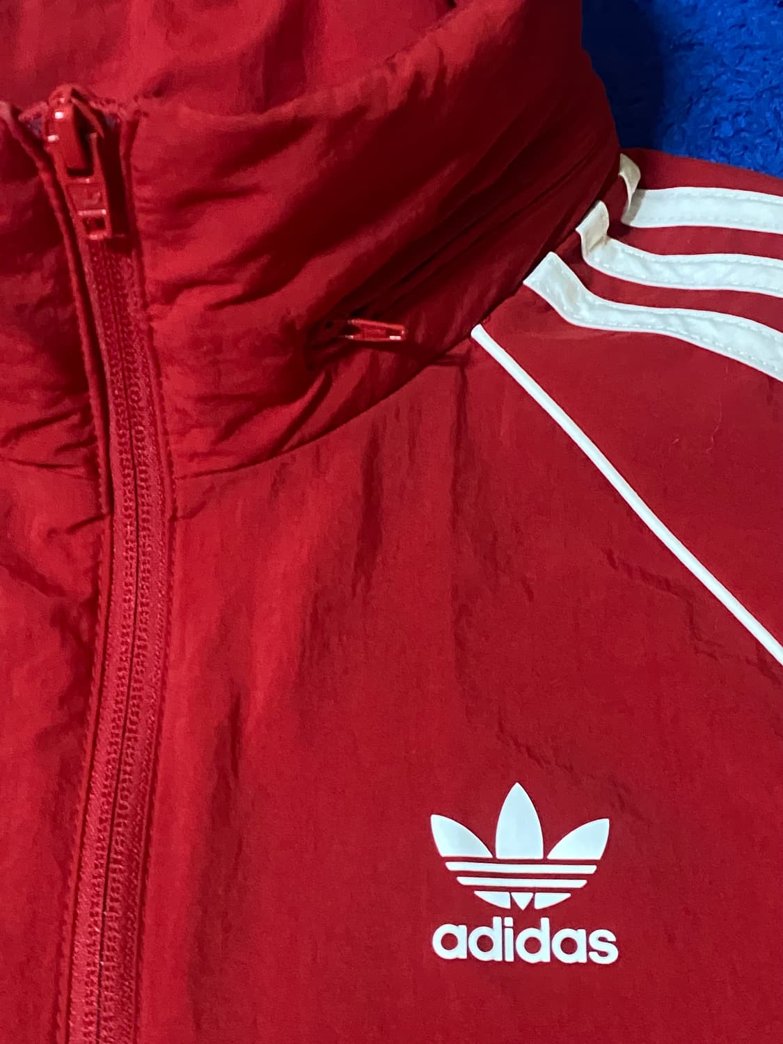 Adidas 아디다스 오리지널 슈퍼스타 윈드브레이커 레드 S 상품이미지4