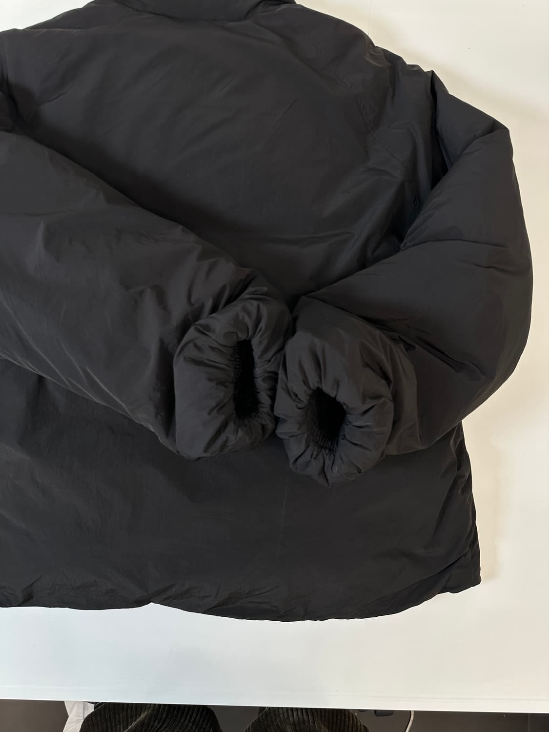 토마스모아 시티숏다운 패딩 블랙 L(덕다운) 상품이미지6