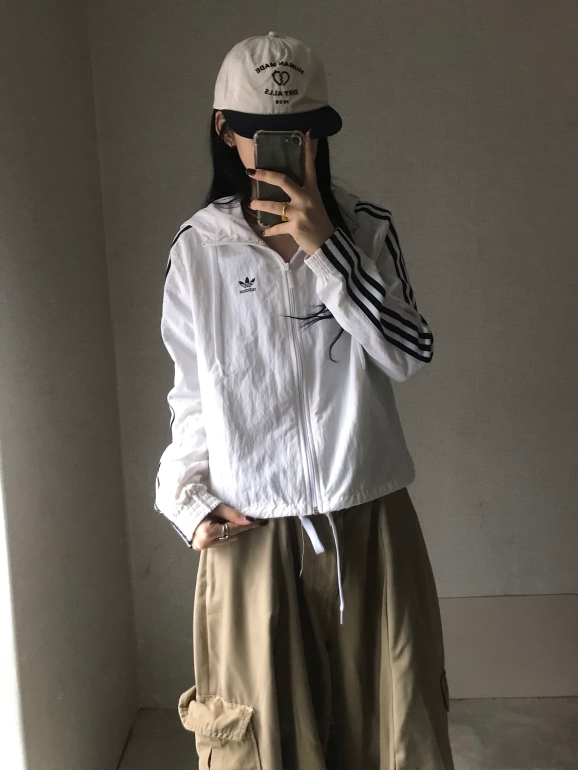아디다스 흰검 바람막이 상품이미지4