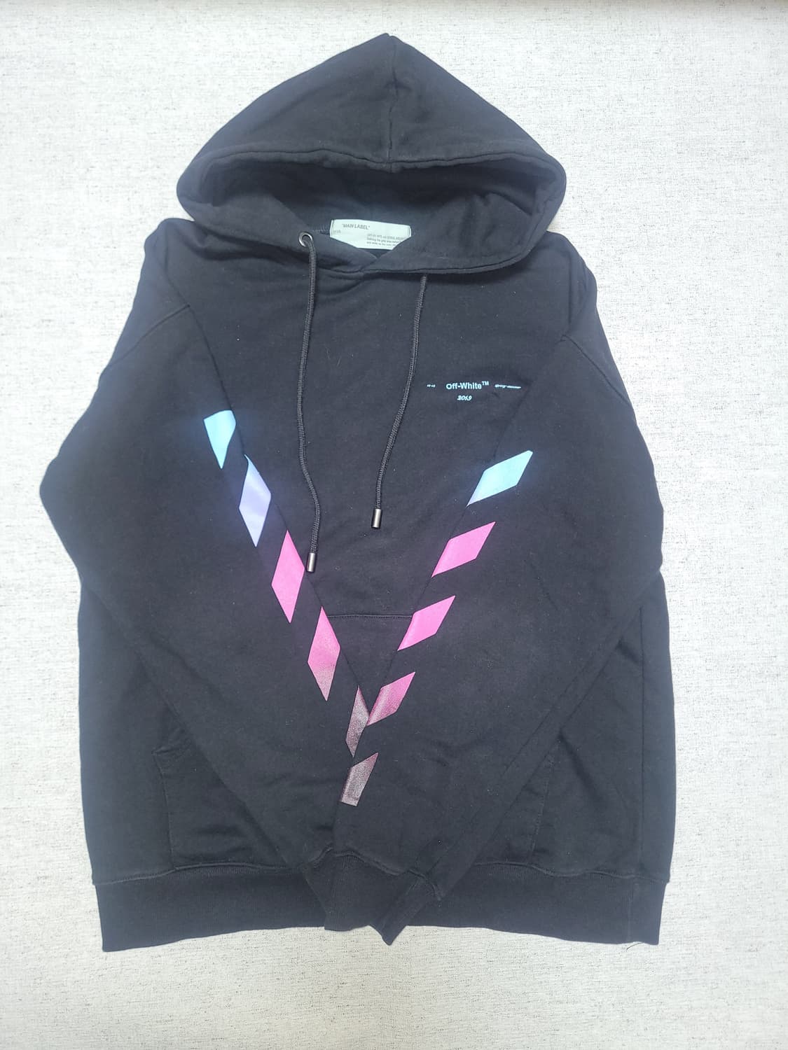 오프화이트 애로우 후드집업 팝니다 상품이미지1