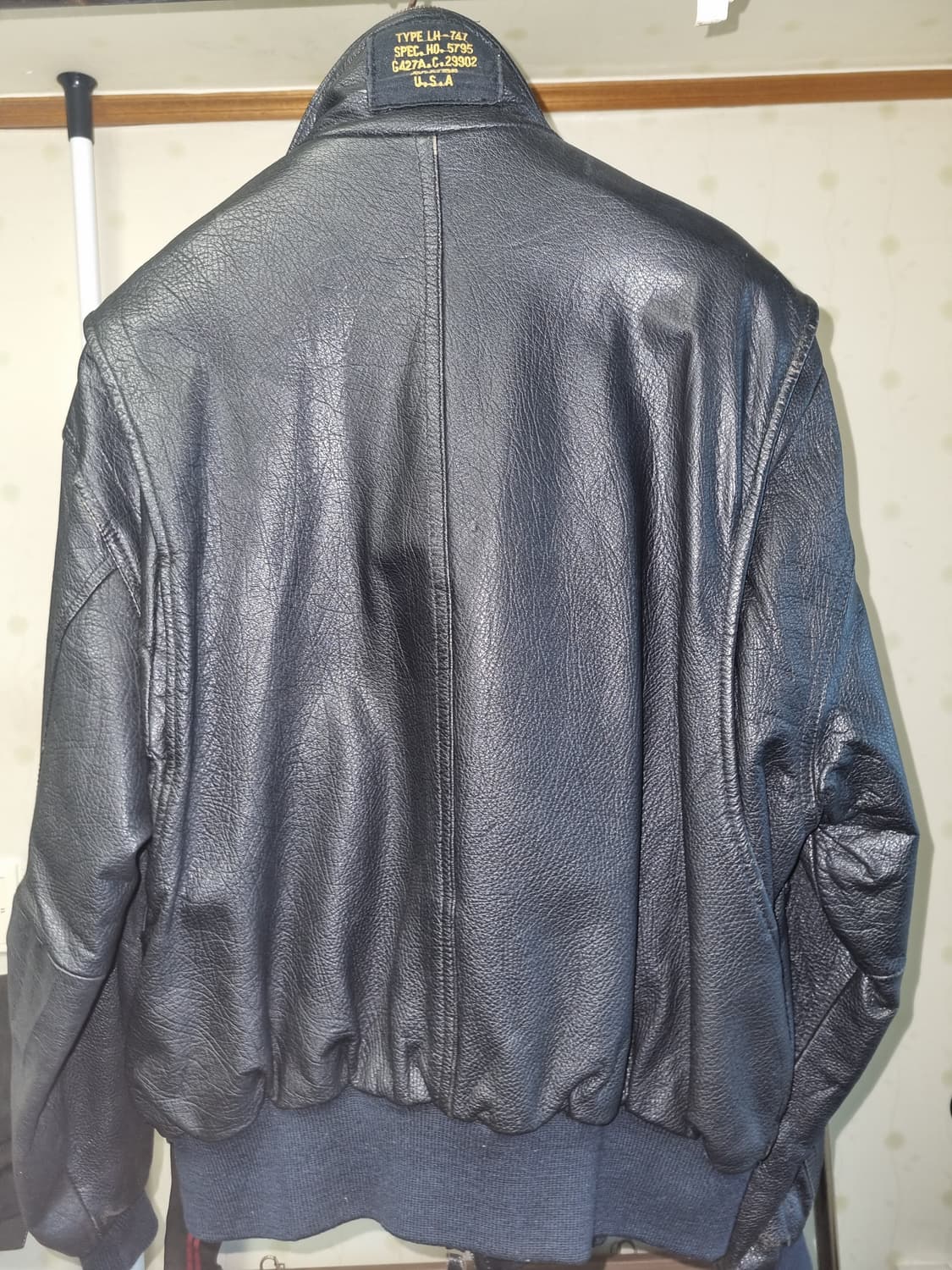 휴스턴 38~40 80s CWU 45/P 플라이트 레더자켓 A2 상품이미지2