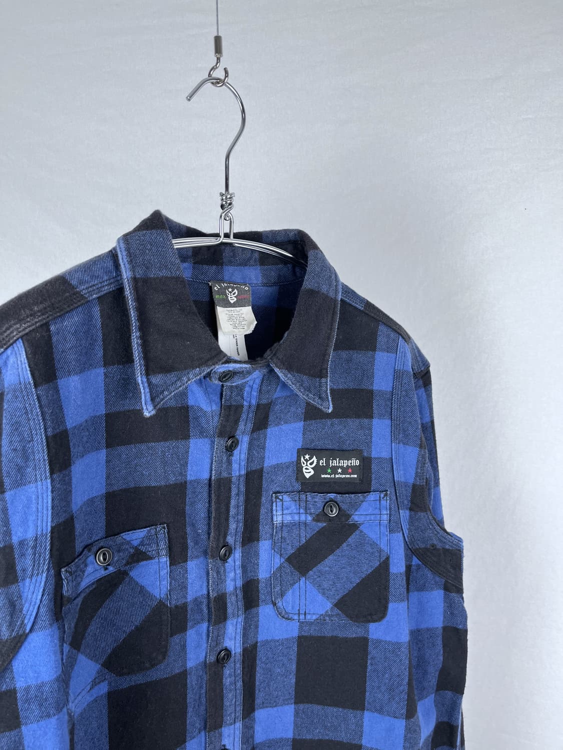 Vintage 체크패턴 코튼 셔츠  상품이미지2