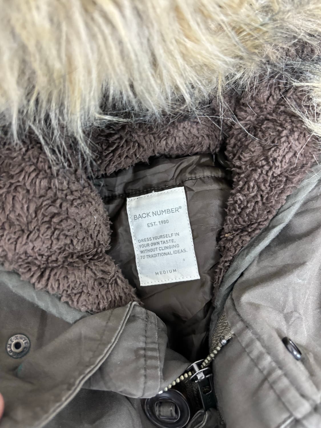 [Back Number]Grunge Mood Fur Parka 상품이미지7