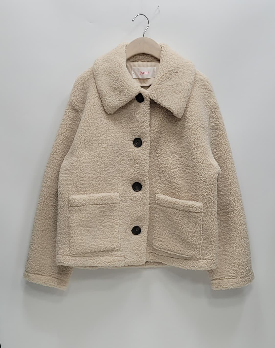 SOUP 숲 스탠카라 덤블 재킷 / 여 55 아이보리 상품이미지1