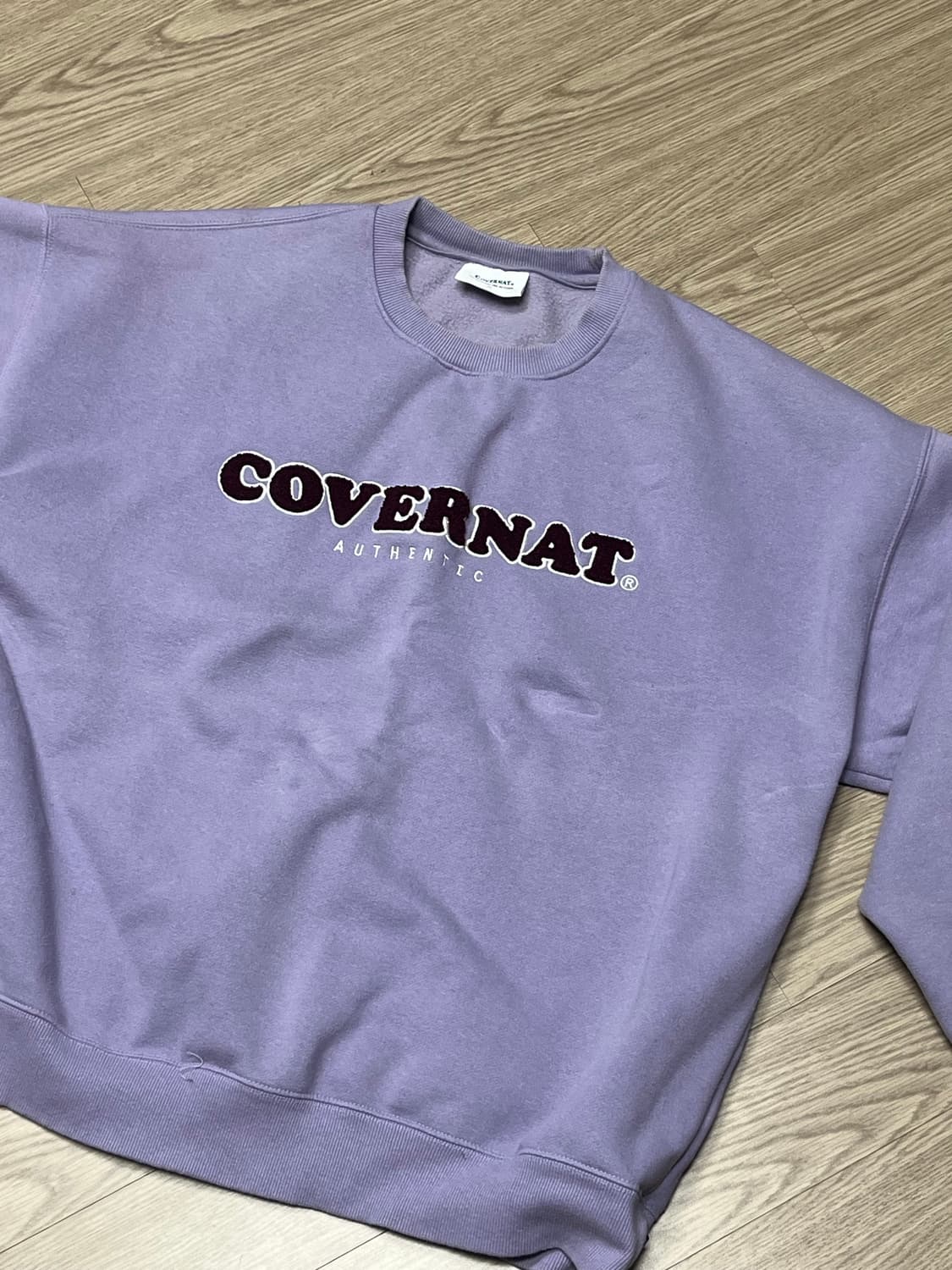 커버낫 기모 맨투맨 상품이미지1