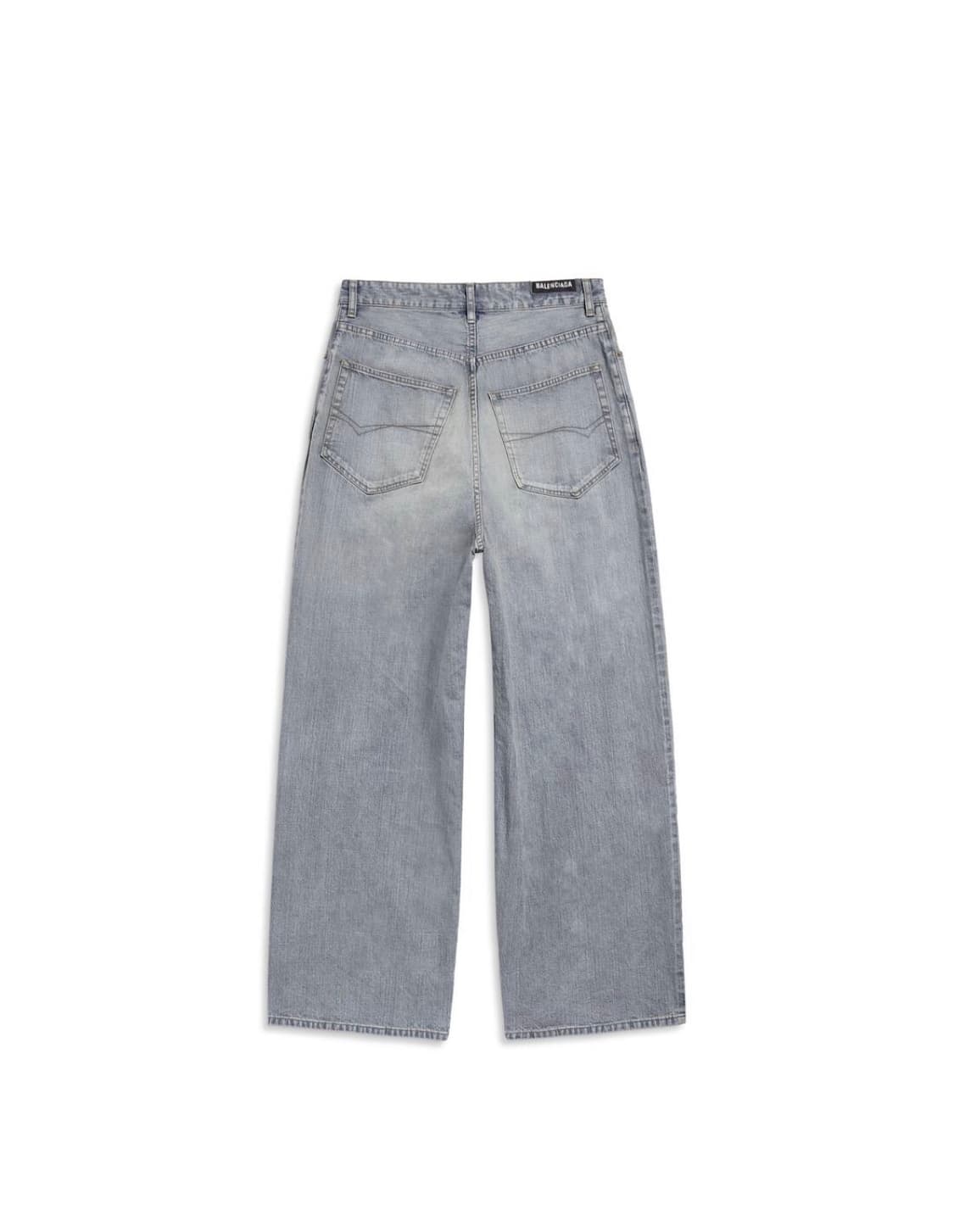 [S] 발렌시아가 배기 팬츠 연청 상품이미지2