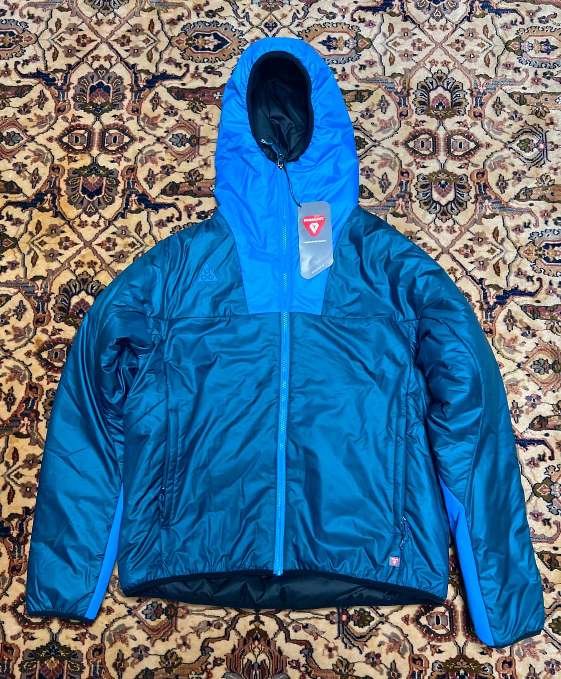 NIKE 나이키 ACG 프리마로프트 패딩 후디드 자켓 터키석/블루 M 상품이미지5