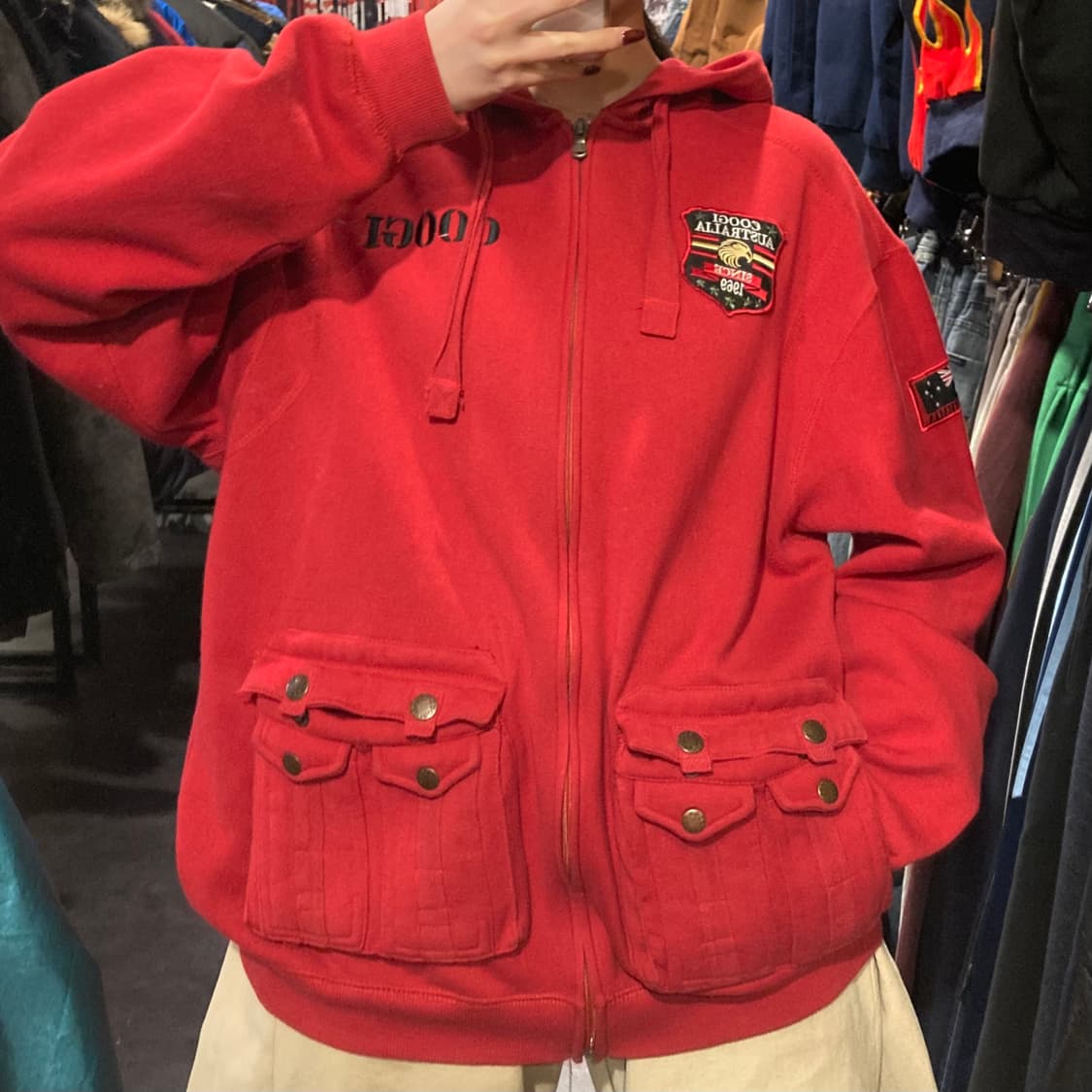 [IM] coogi 후드집업 레드 (후드o) 상품이미지4