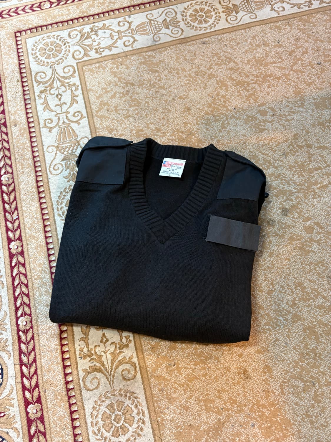 80-90’s USN Commando V neck Service Swea 상품이미지10