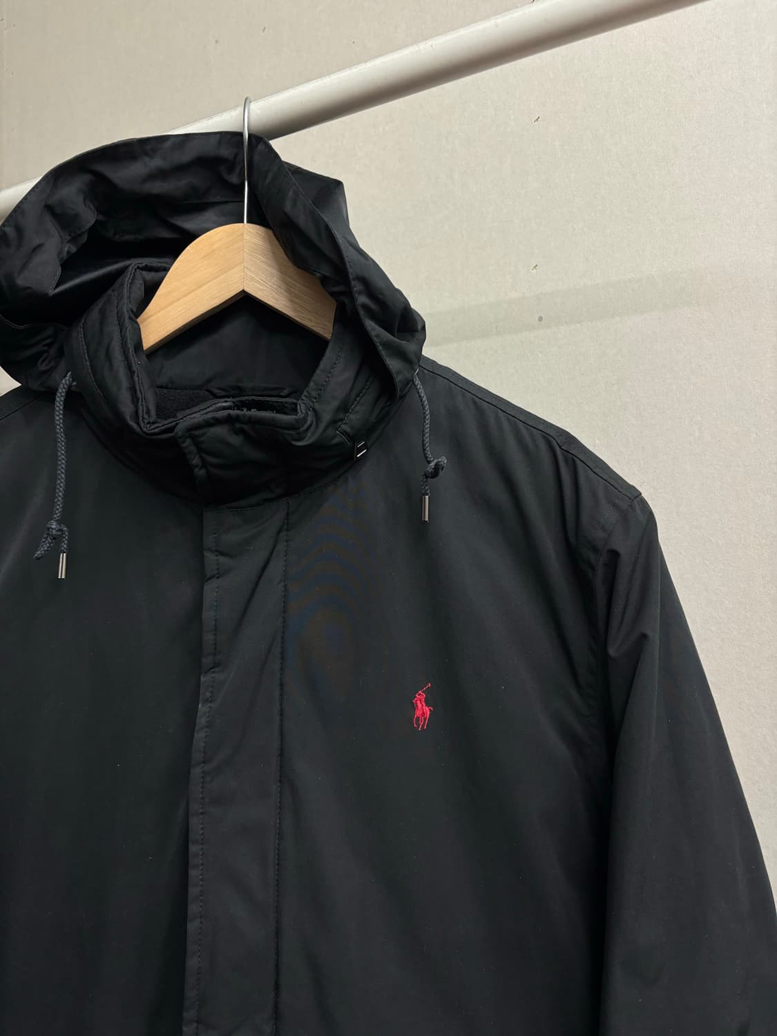 폴로 두산 후디 아카이빙 블랙 자켓 상품이미지3