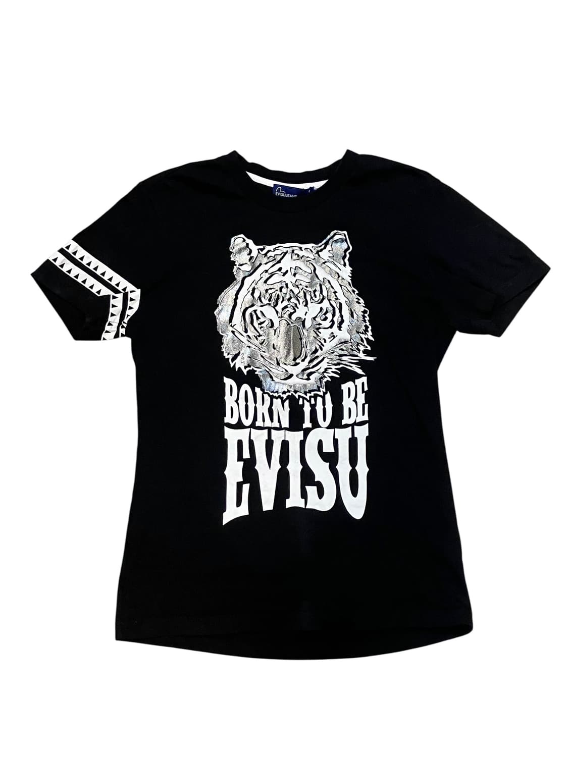 에비수 프린팅 반팔 티셔츠 블랙 M #csz3874 상품이미지3