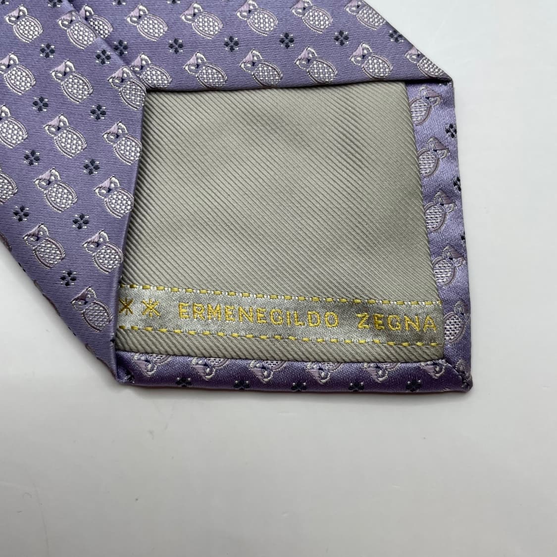 155) (Ermenegildo zegna) 에르메네질도제냐 패턴 넥타이 상품이미지5