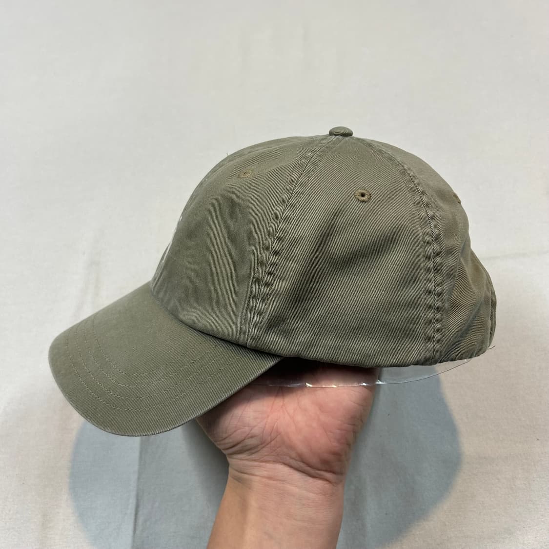 폴로 랄프로렌 올리브 카키 볼캡 모자 가죽스트랩 정품 상품이미지3