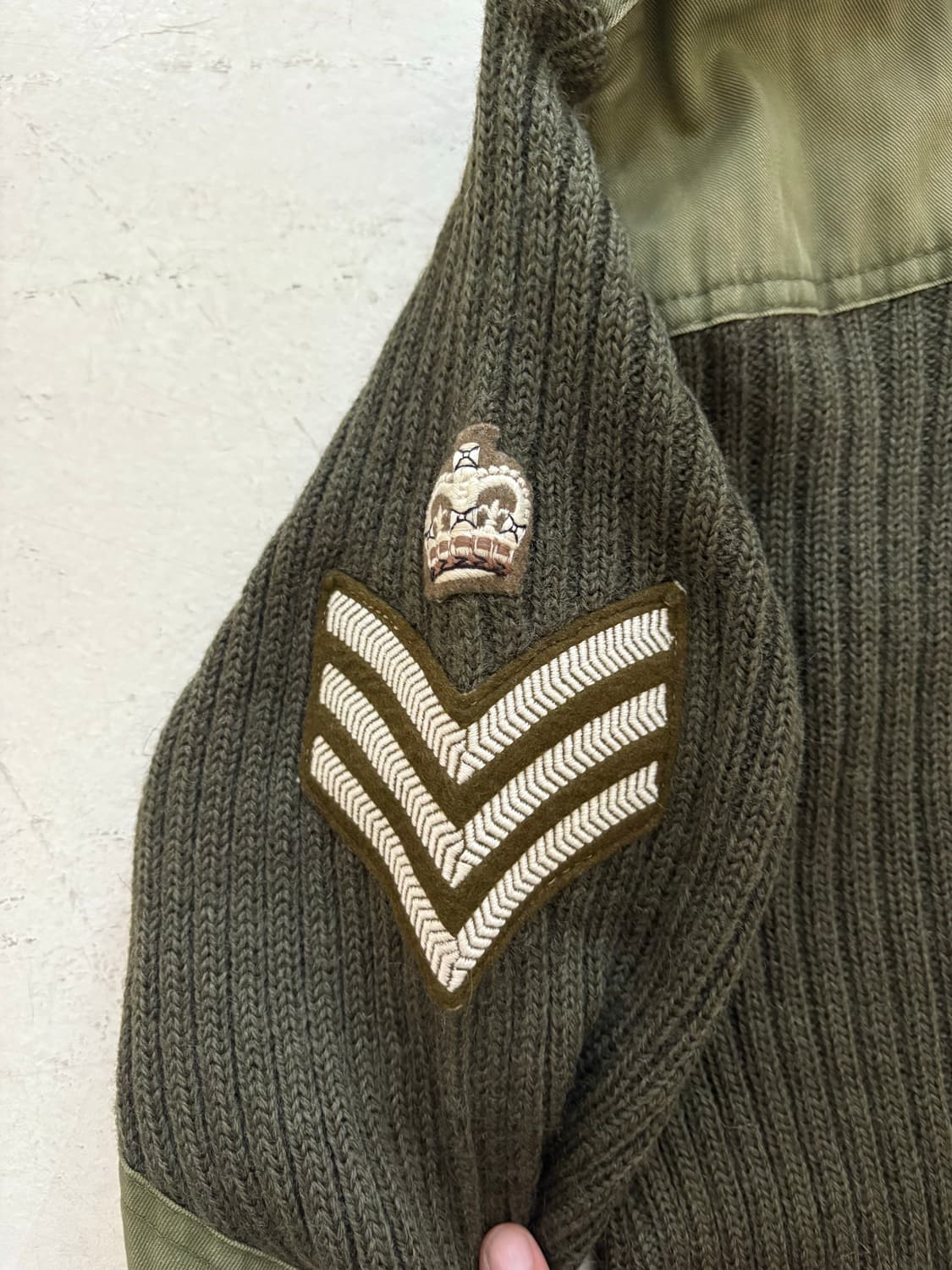 80's British Army Wool Sweater. 상품이미지3