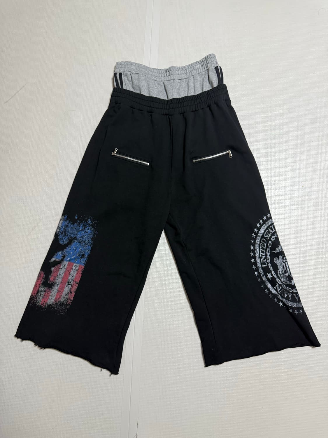 5015 새깅 레이어드 스웨트팬츠 상품이미지2