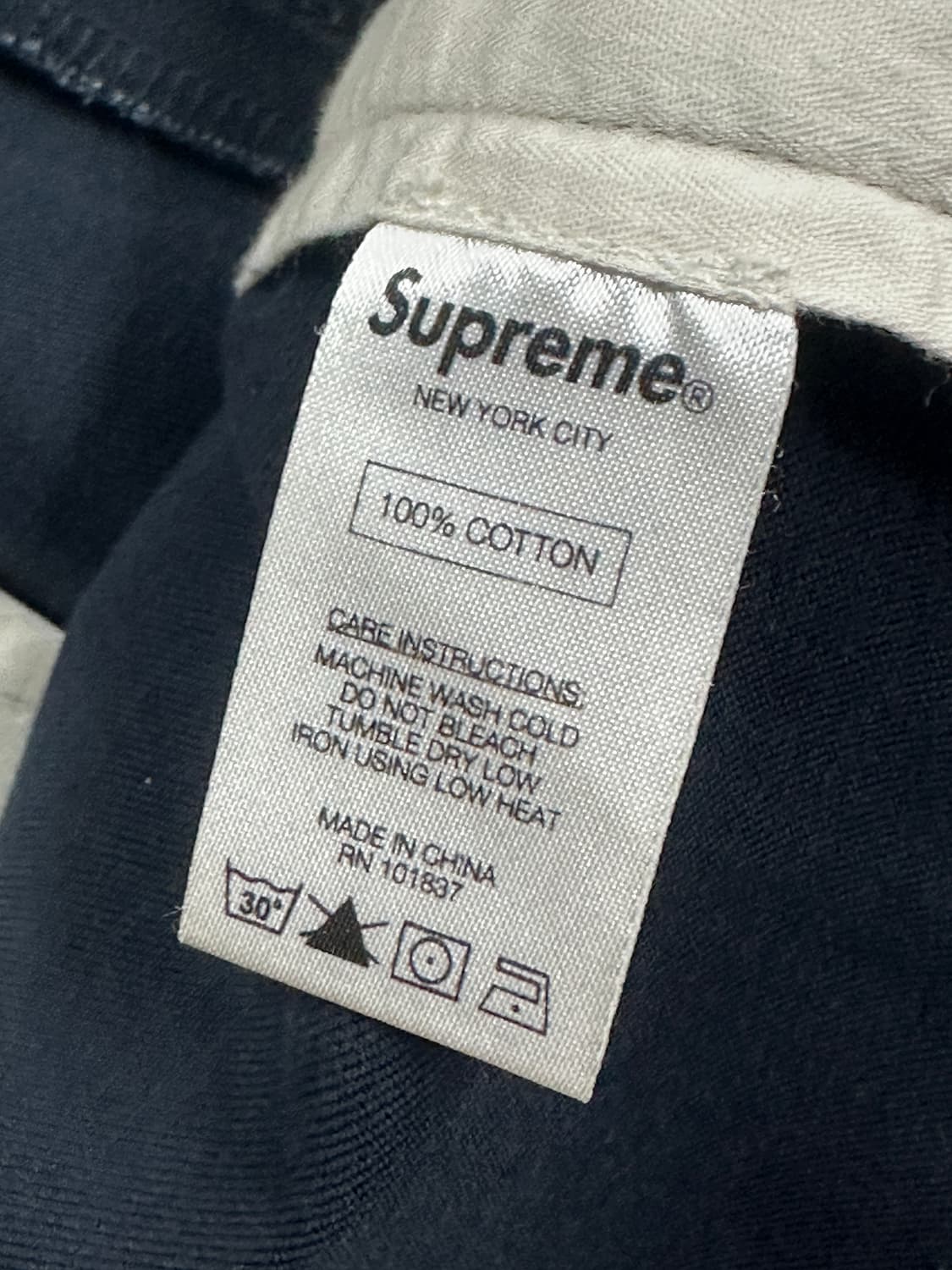 Supreme 크라운 로고 치노팬츠 36 상품이미지9