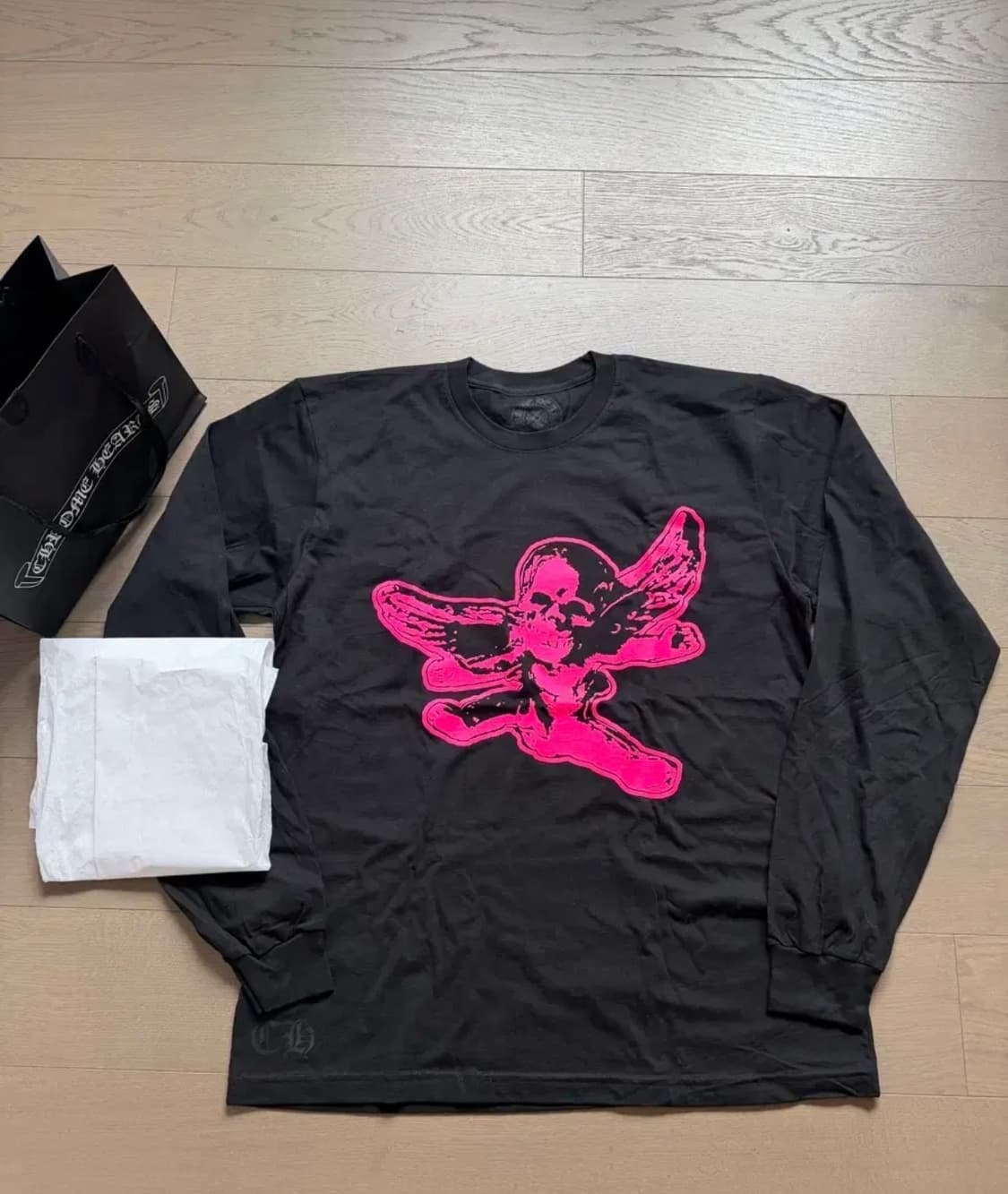 26ss크롬하츠 포티 롱슬리브 (검핑) 상품이미지1