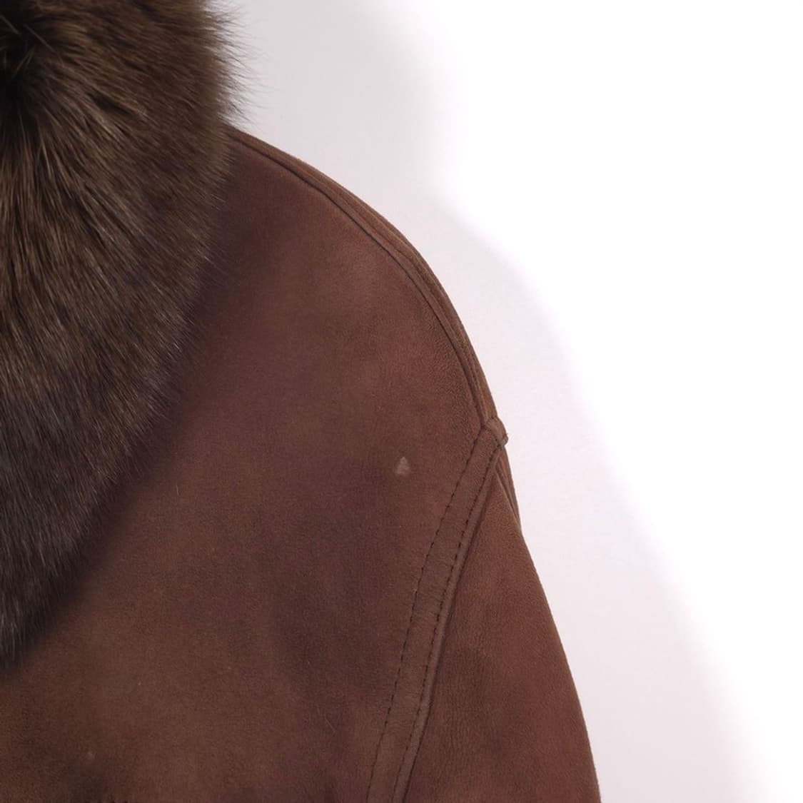 casey park 리얼 폭스 퍼 양가죽 무스탕 상품이미지6