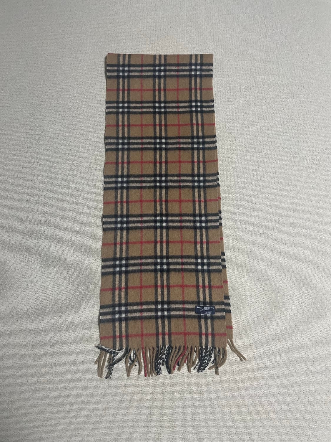 버버리 체크 캐시미어 머플러 상품이미지2