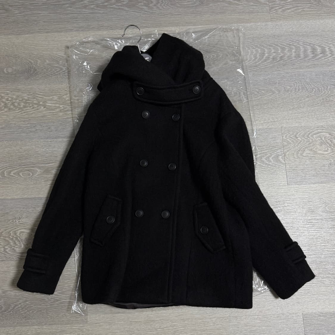 인앤양 미야 코트 리뉴얼 전 인앤양인하모니 Miya coat Black 상품이미지2