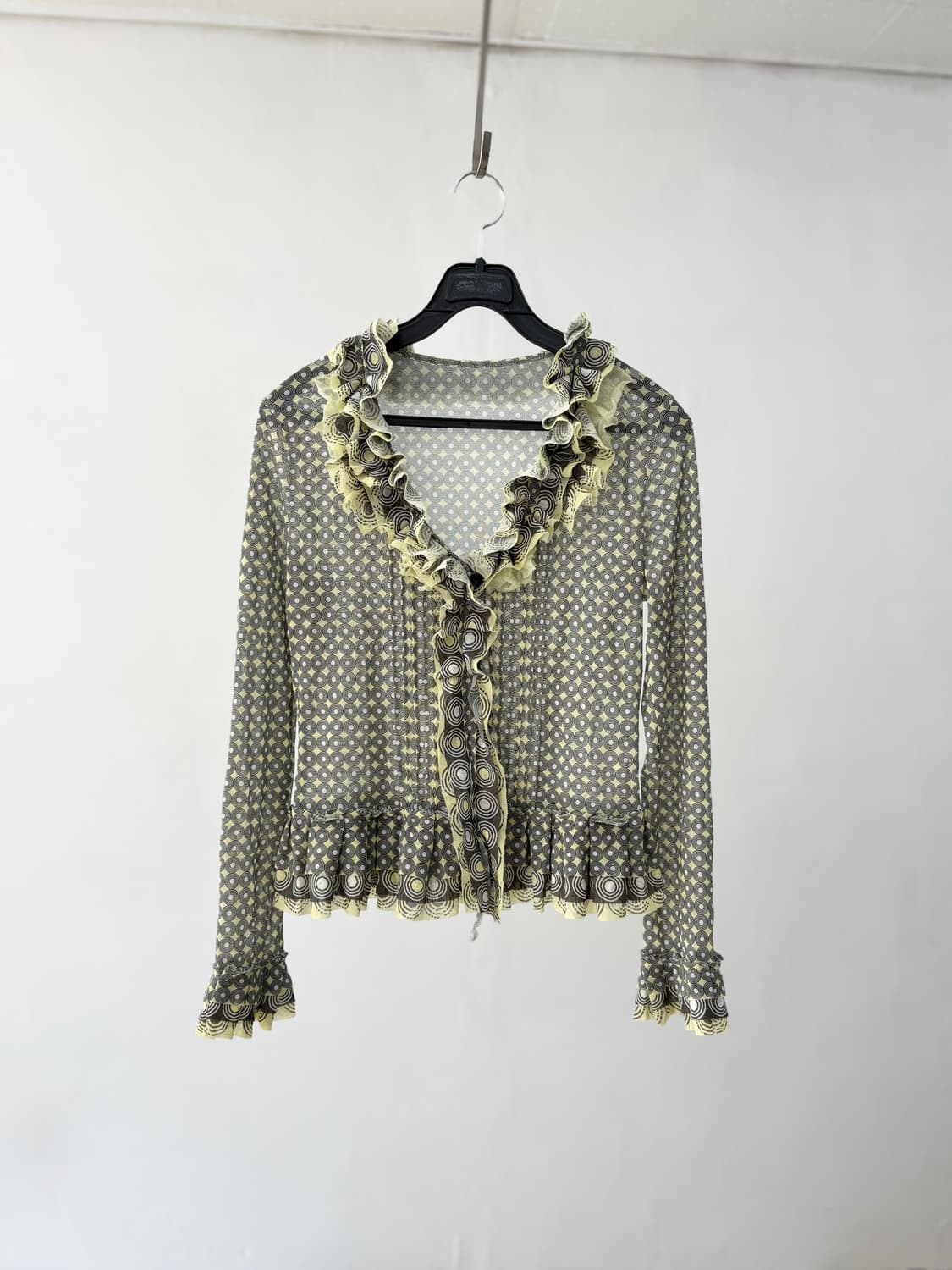 히로코 코시코 패턴 프릴 블라우스 상품이미지1