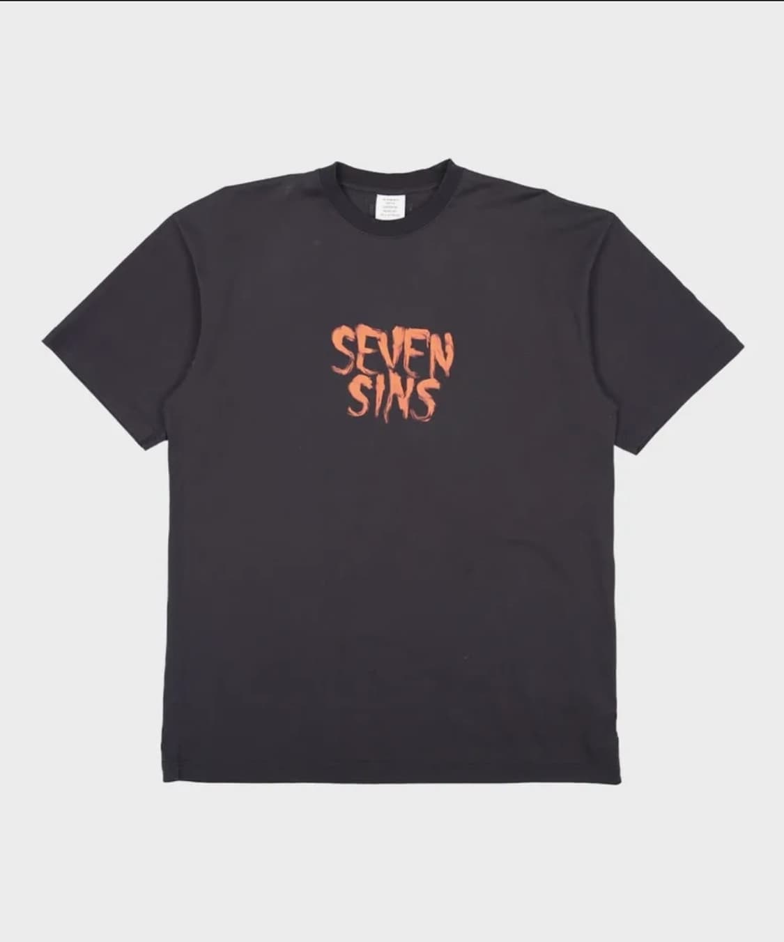 베트멍 seven sins 티셔츠 xs 상품이미지1