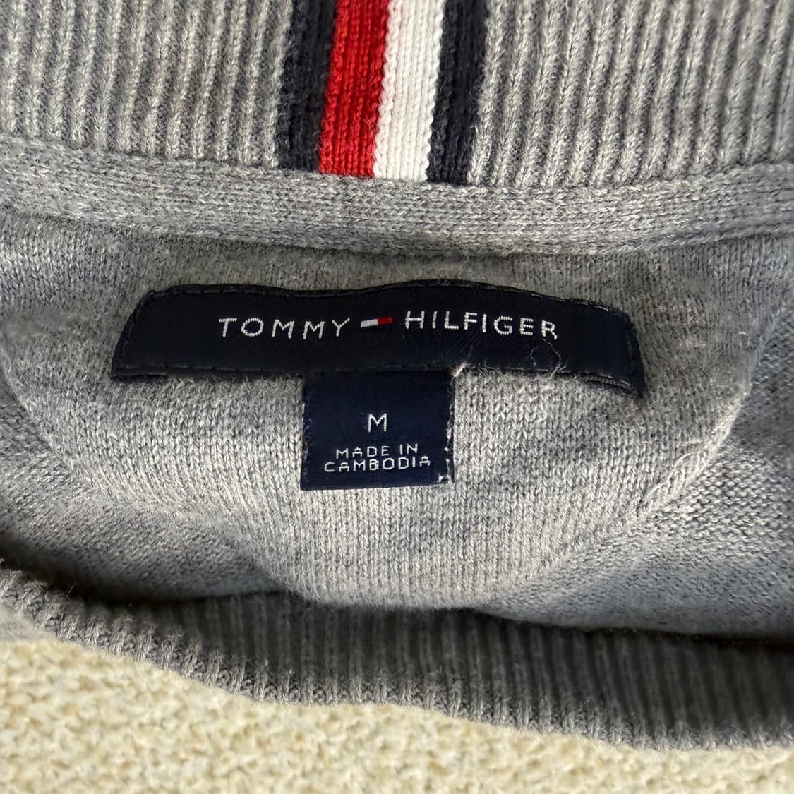 M 타미힐피거 스몰로고 니트 스웨터0120T 상품이미지4