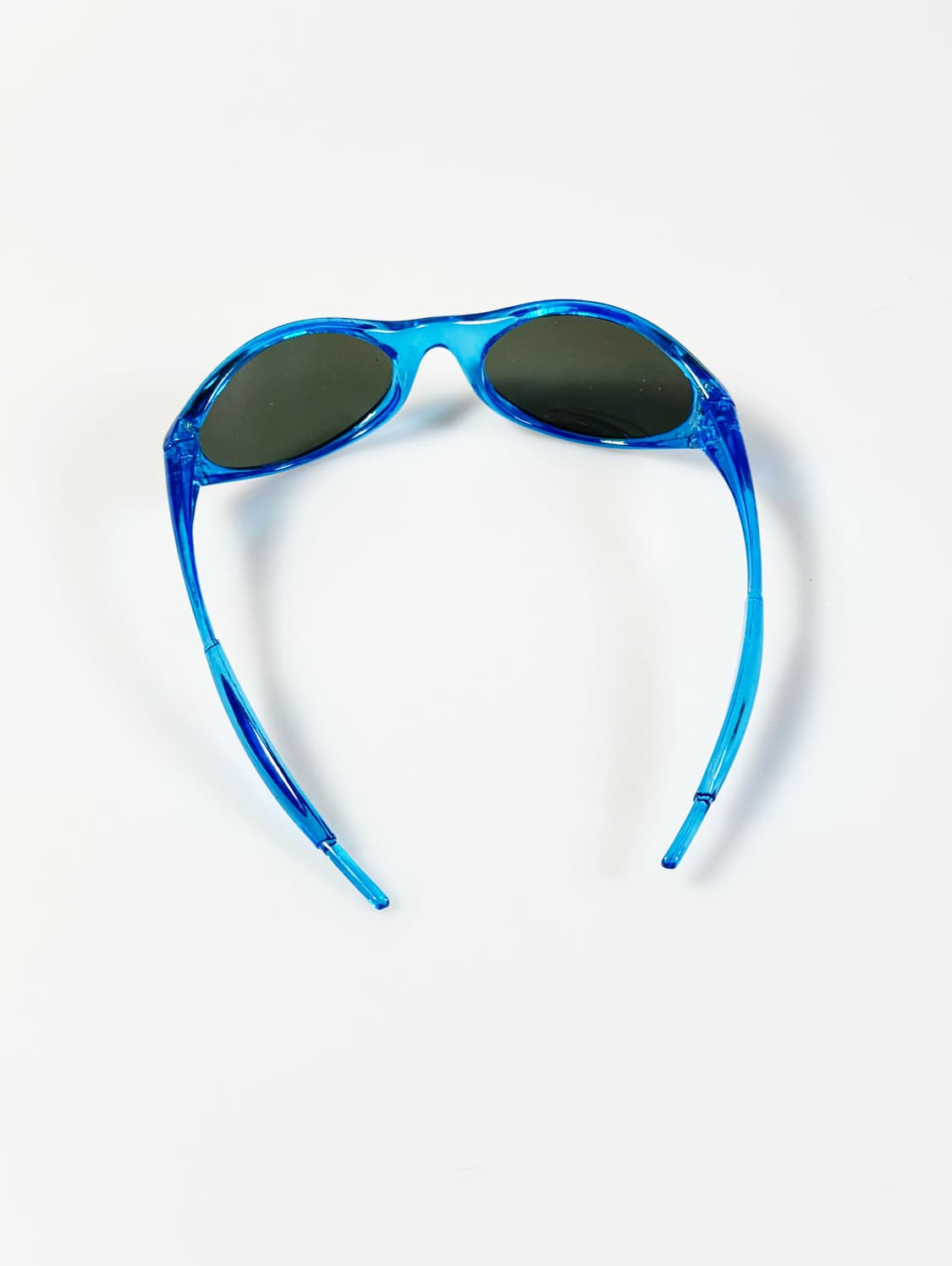 90s OXYGEN 블루 랩 어라운드 빈티지 선글라스 상품이미지5