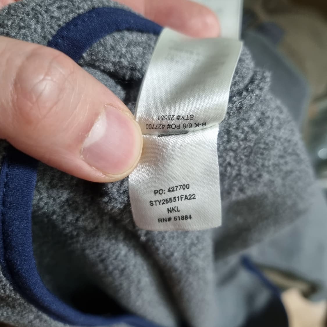 파타고니아 신칠라 니켈그레이 xl  상품이미지5