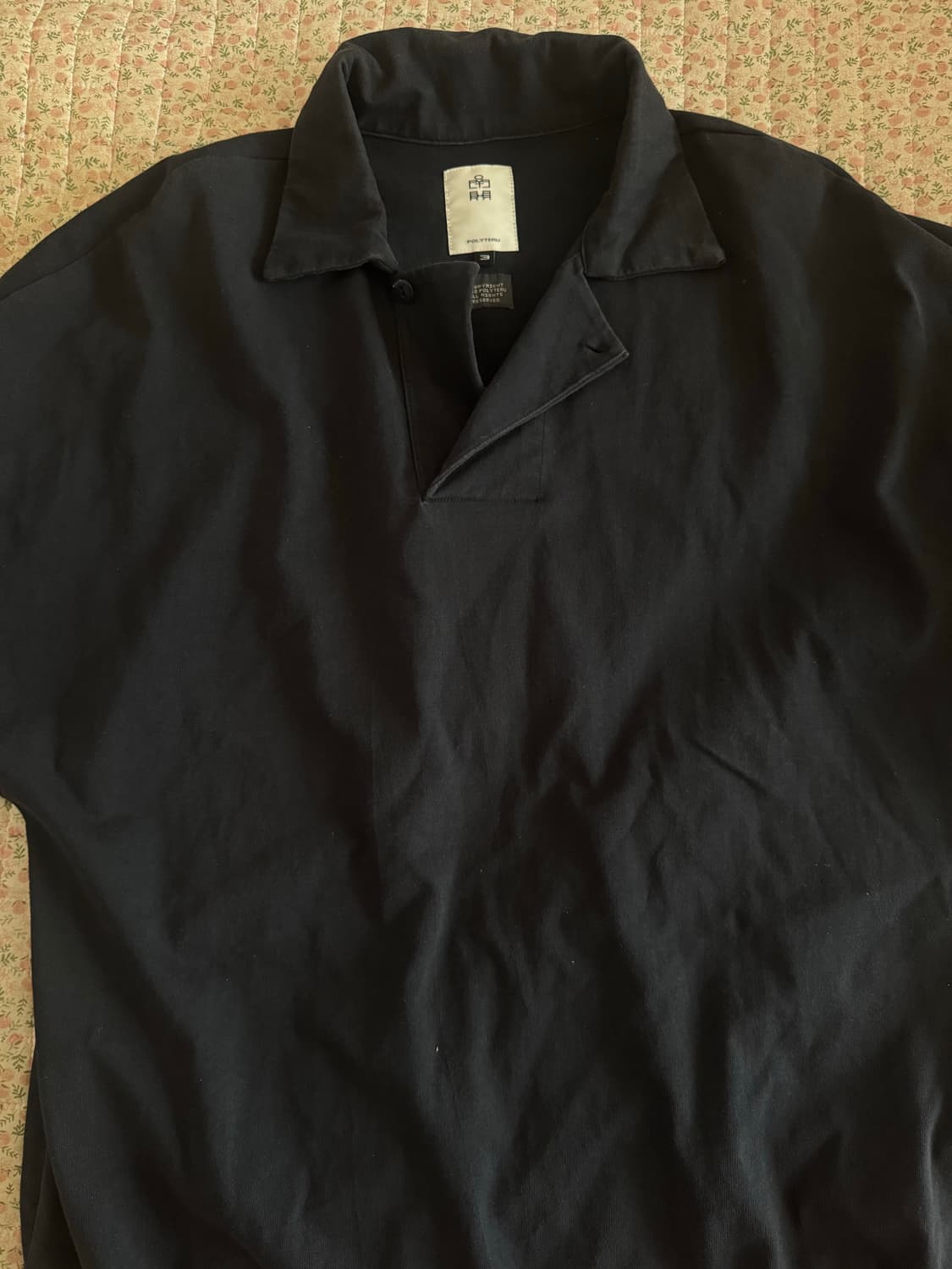 폴리테루 럭비티 네이비 3사이즈 상품이미지2