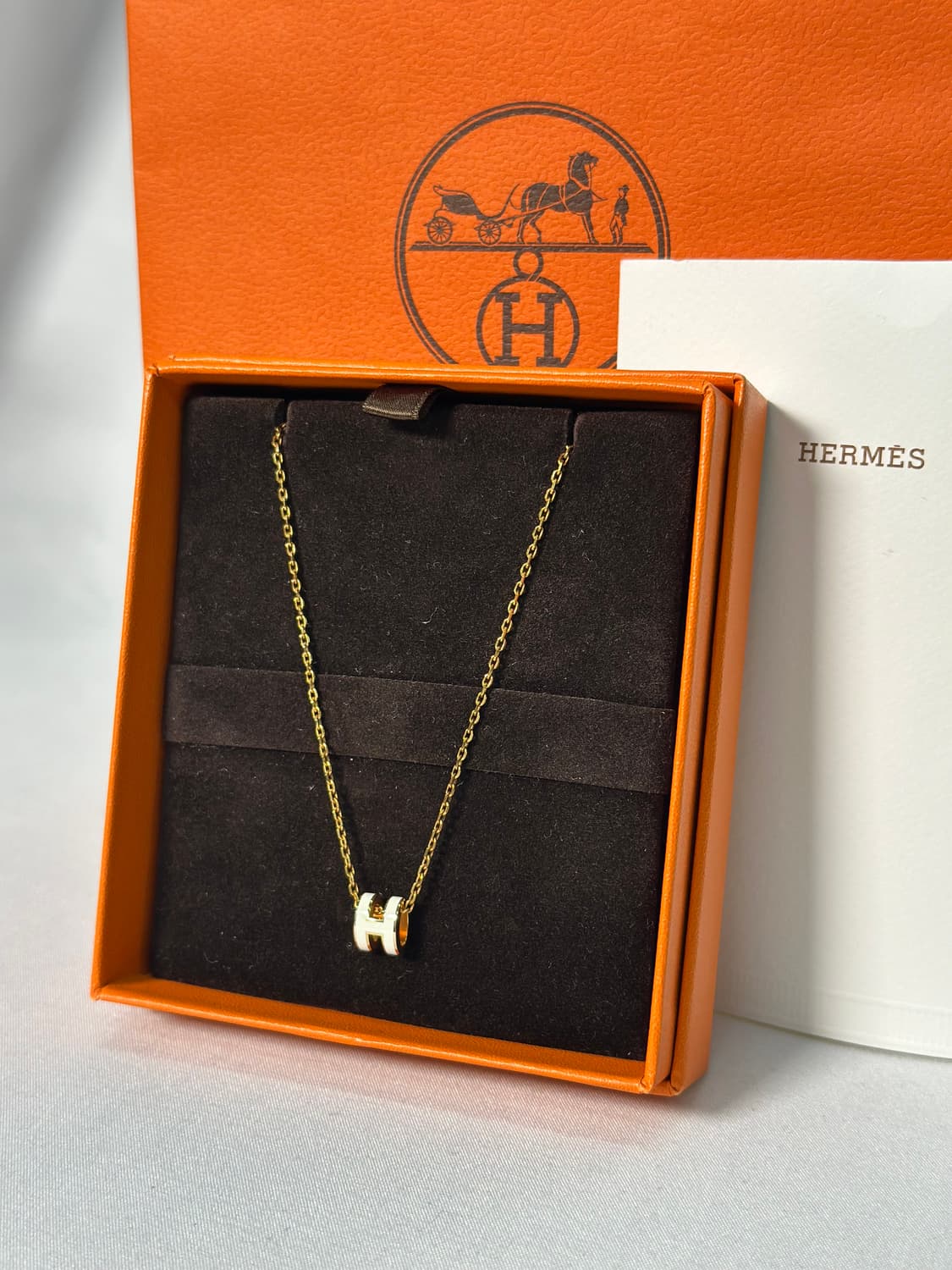 [정품]에르메스 미니 팝아슈 화이트골드 상품이미지2