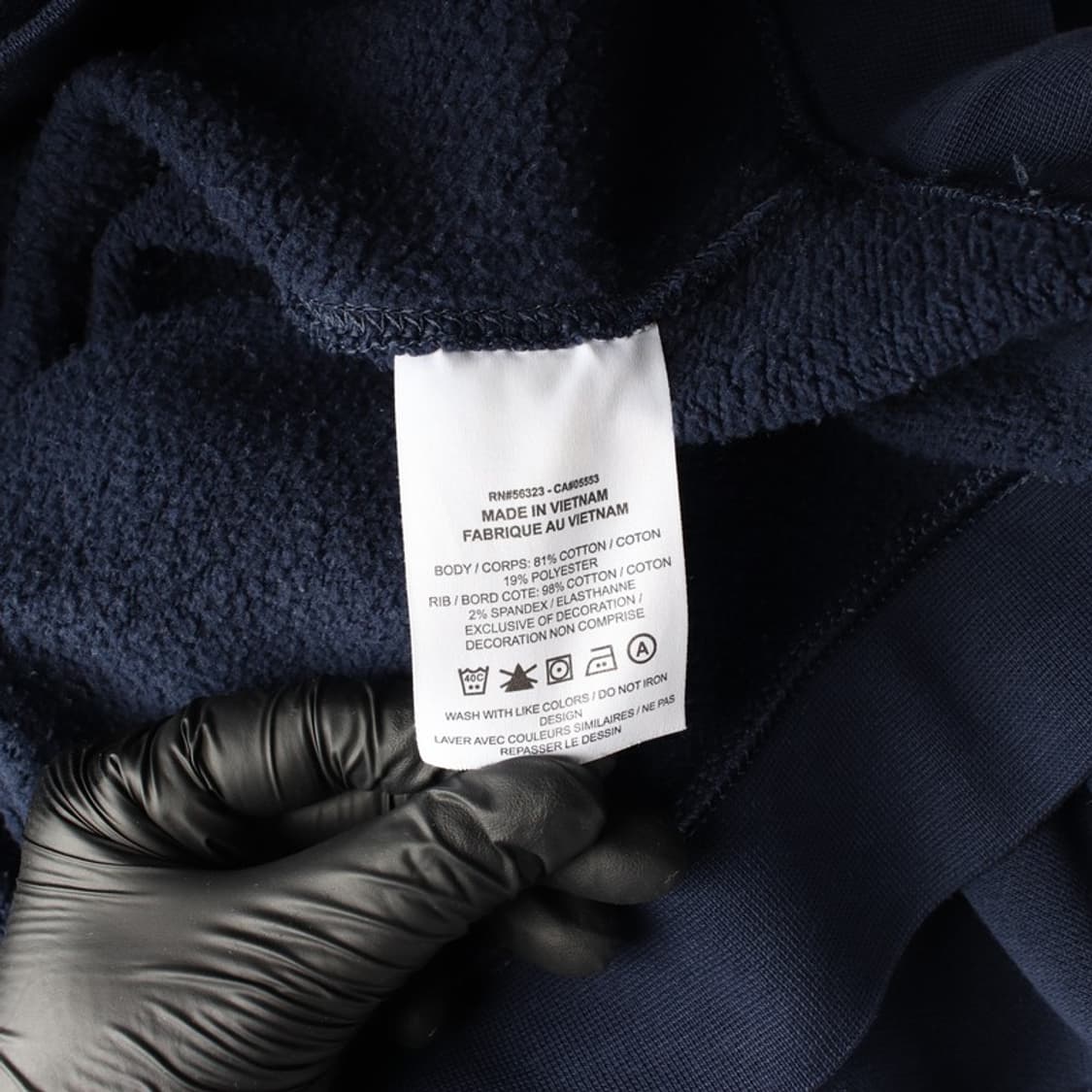 나이키 화이트 스우시 자수 크루넥 맨투맨 네이비 XXL 상품이미지6