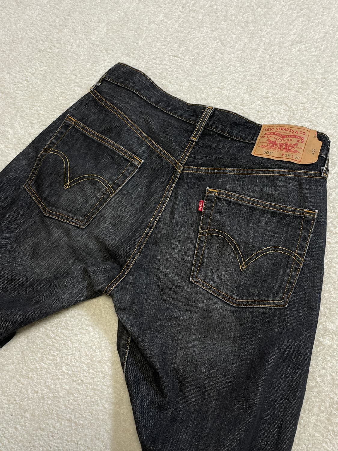 07‘s 리바이스 501 흑청 상품이미지9