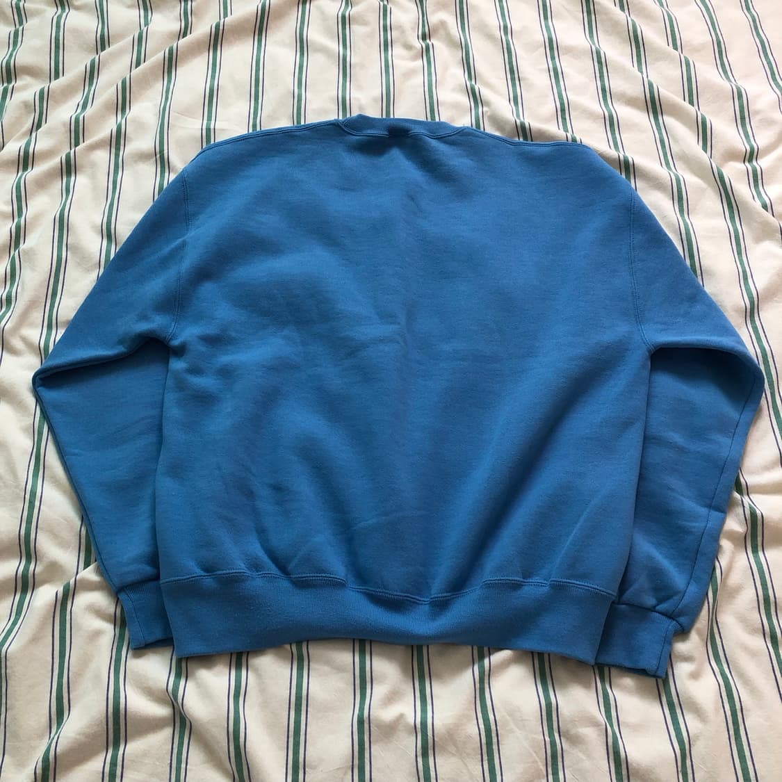 90s Russell 러셀 스웻 XL 코랄 블루 상품이미지6