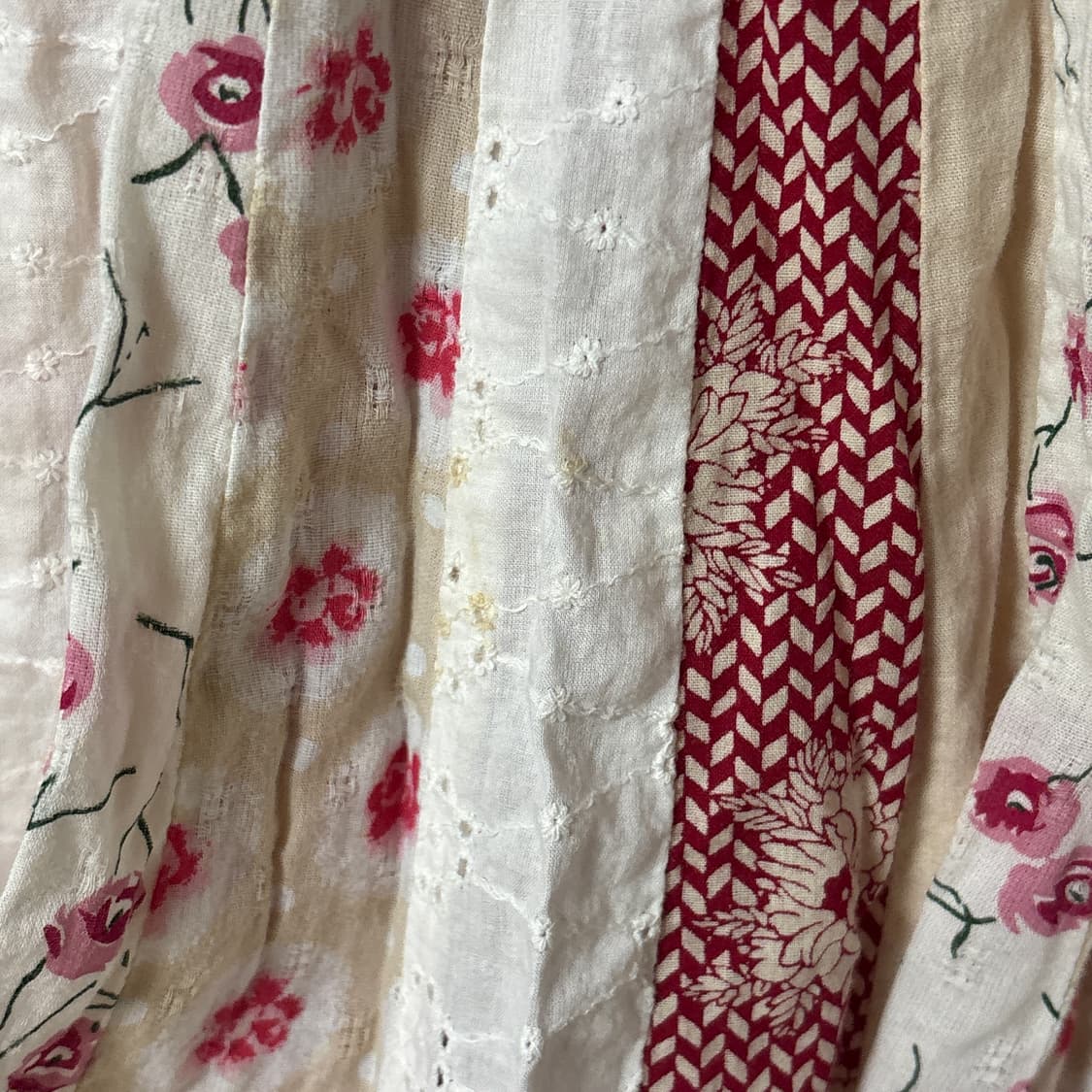 crew 크루빈티지 아오이유우 모리 페어리 패치 롱스커트 상품이미지4