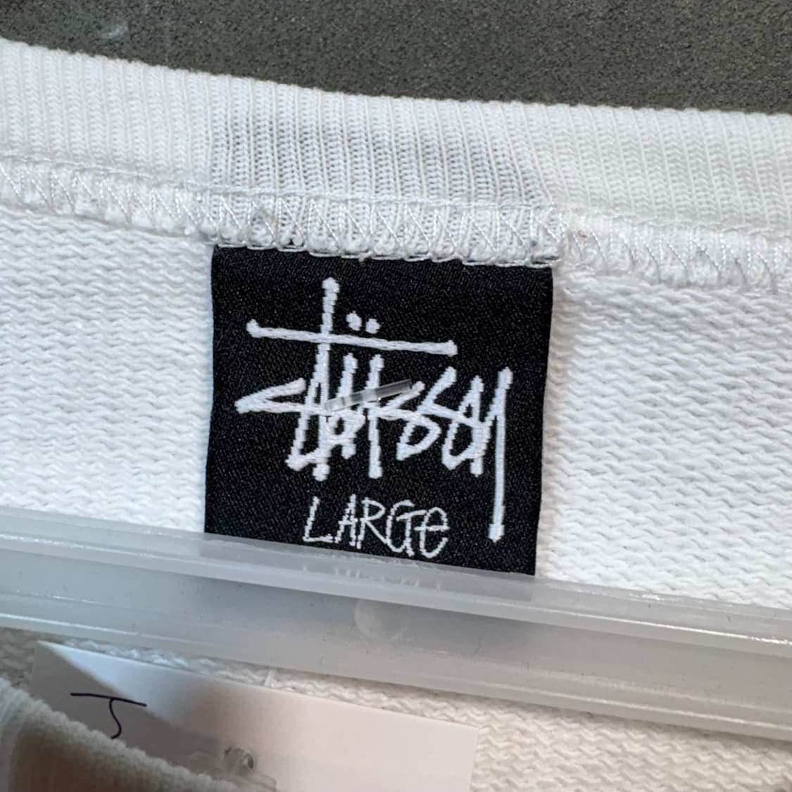 [L] STUSSY 스투시 스웻 반팔 티셔츠 상품이미지4