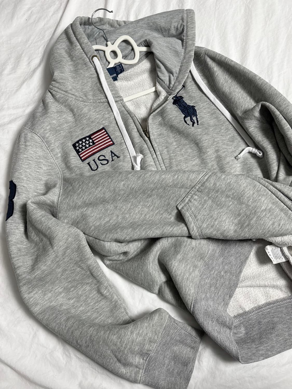 폴로 빅포니 usa 성조기 후드집업 상품이미지4