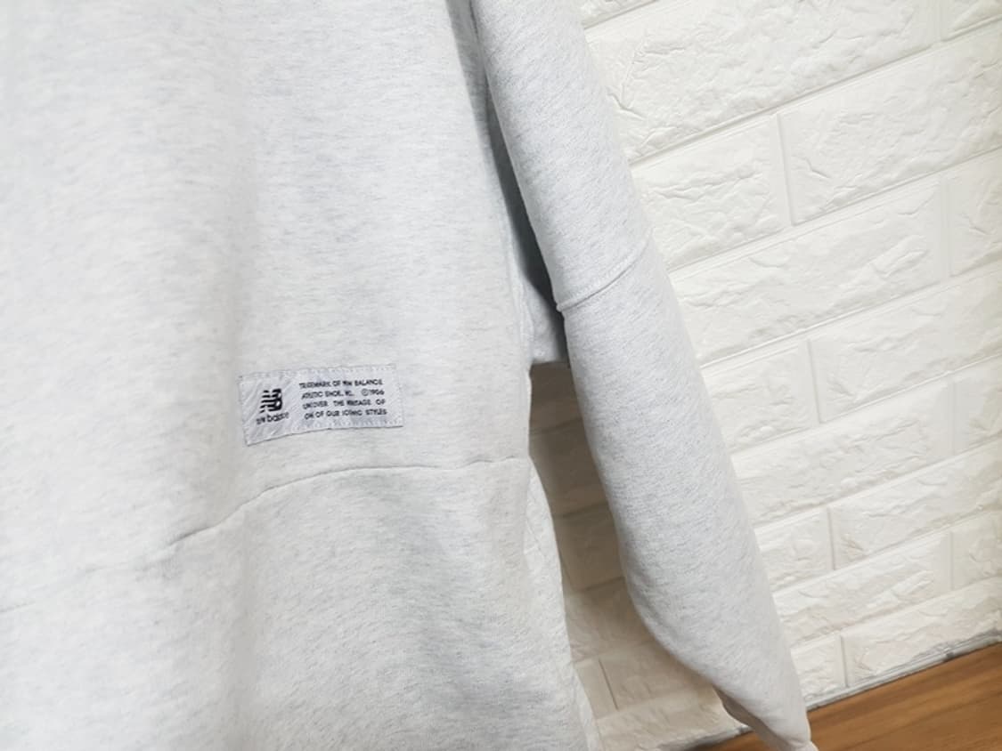 뉴발란스 하프 집업 맨투맨 남성M 95-100 상품이미지3