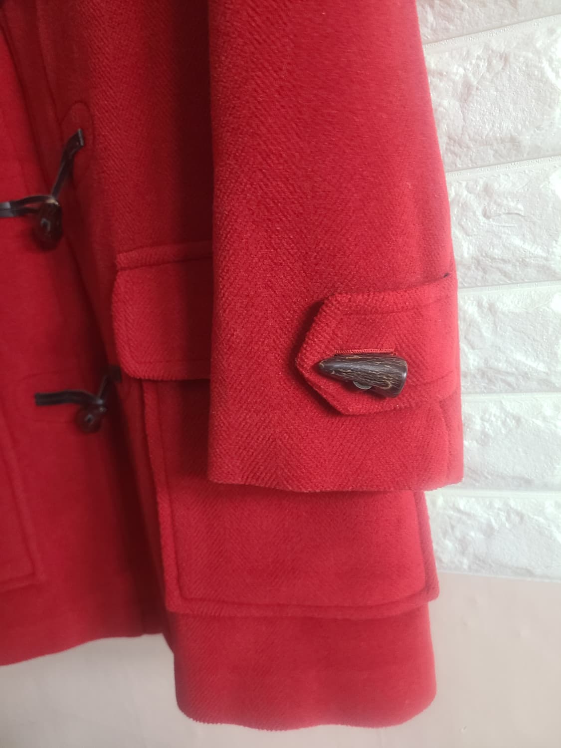 올드스쿨 버버리 레드 더플코트(55-66) 상품이미지2