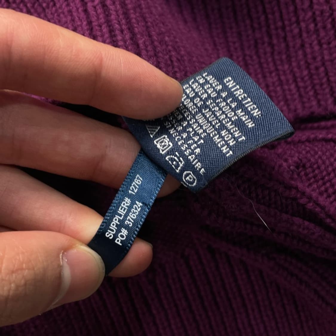 100 폴로 꽈배기 니트 원피스  상품이미지4