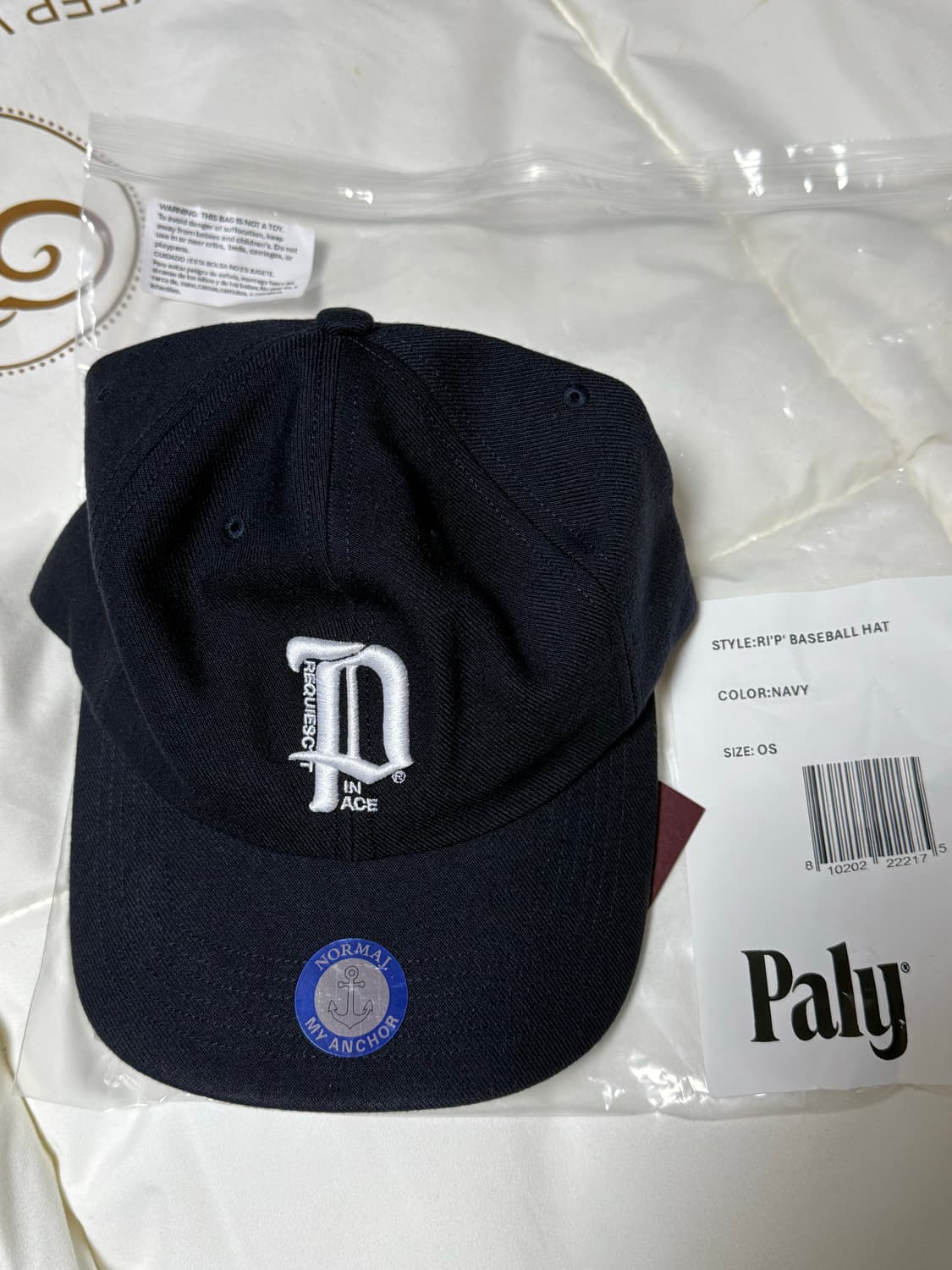 [OS]팔리할리우드 p캡 네이비 상품이미지2