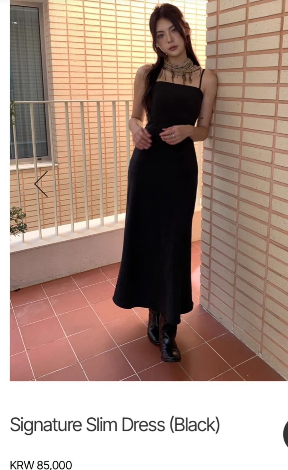 루루서울 롱 드레스 블랙  상품이미지1