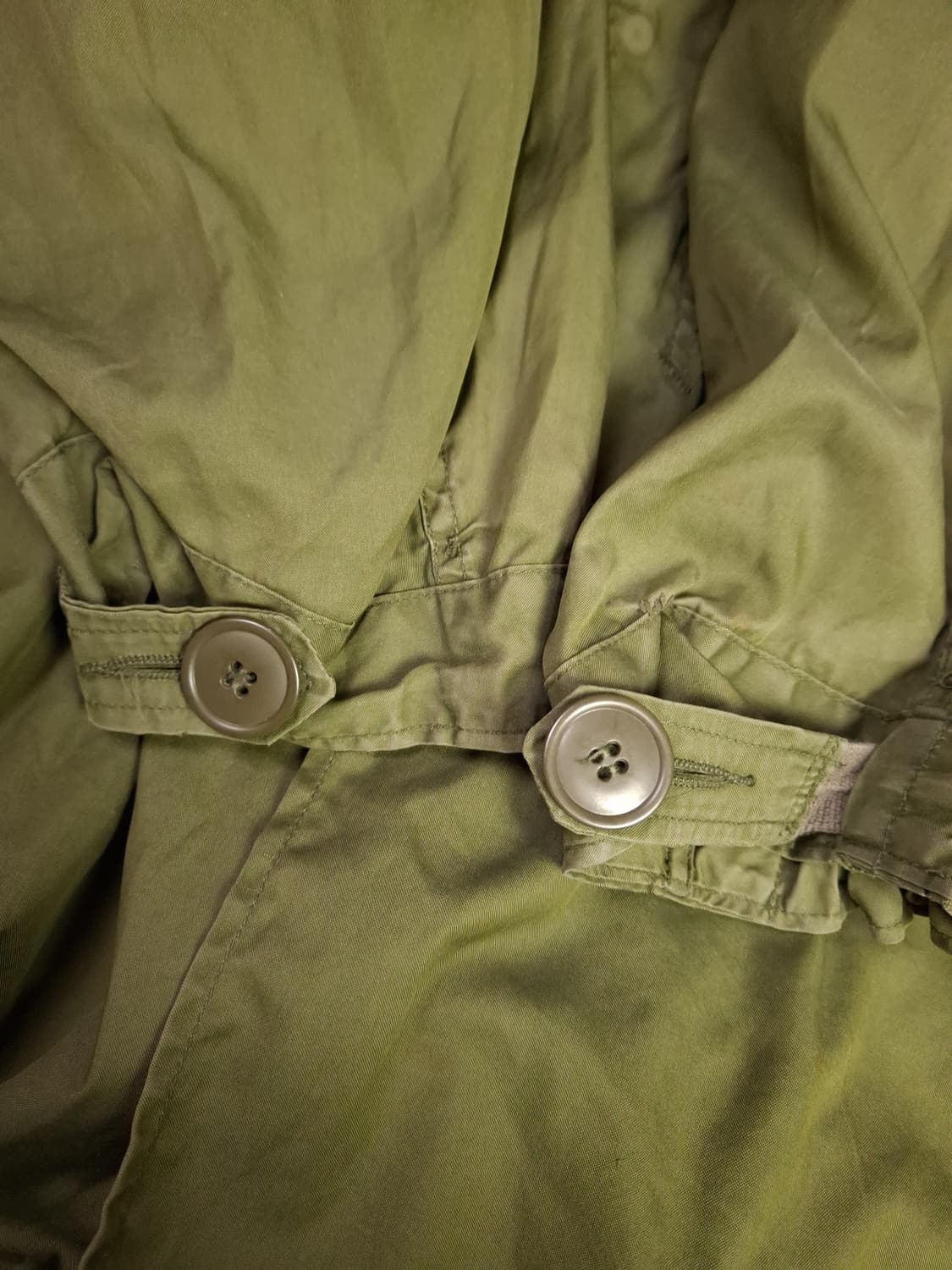 오리지날 미군 M-65 피쉬테일 개파카 미듐 풀셋트 상품이미지7